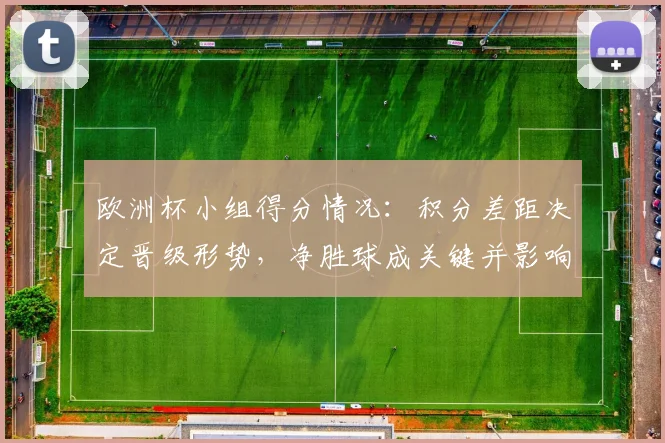 欧洲杯小组得分情况：积分差距决定晋级形势，净胜球成关键并影响出线对阵